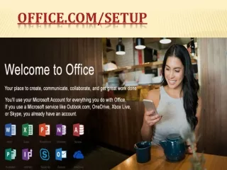 office.com/setup - Easy Way to Install Office on a PC
