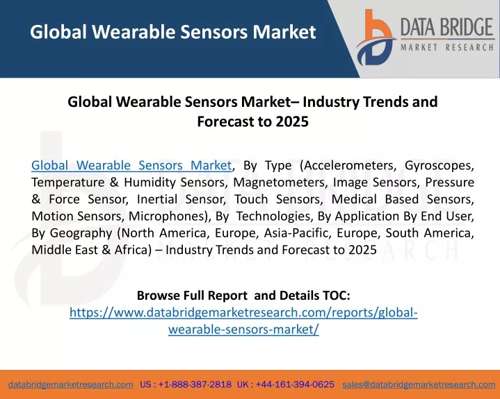 global wearable sensors market