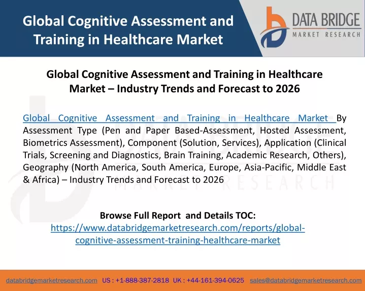 global cognitive assessment and training