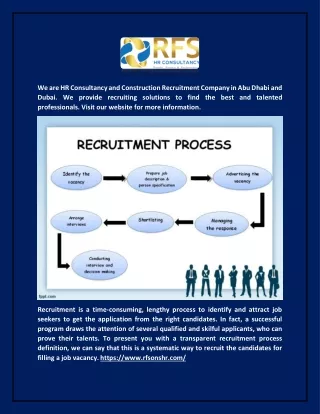 Steps for a systematic recruitment process