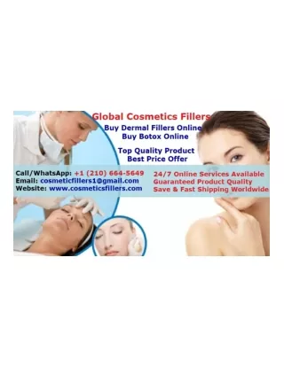 Buy Botox Online | Buy Juvederm Online | Buy Dermal Fillers Online at cosmeticsfillers.com