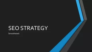 Effective Search Engine Optimization Strategy | SmoothStack
