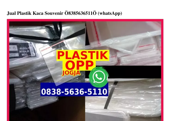 jual plastik kaca souvenir 8385636511 whatsapp