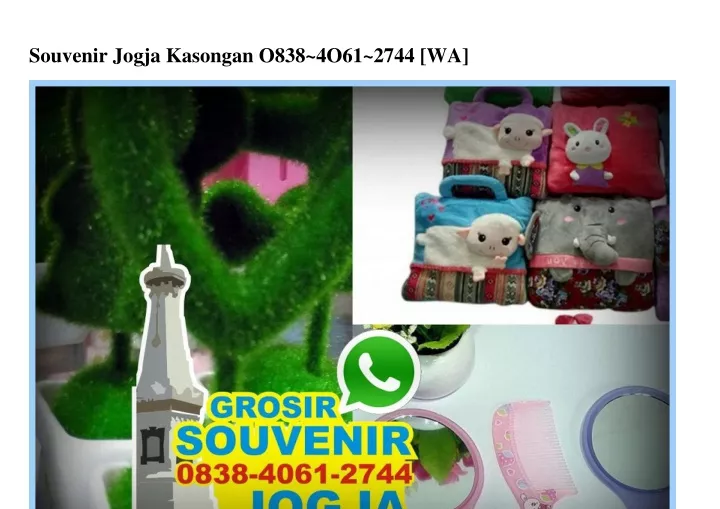 souvenir jogja kasongan o838 4o61 2744 wa