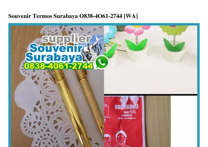 souvenir termos surabaya o838 4o61 2744 wa