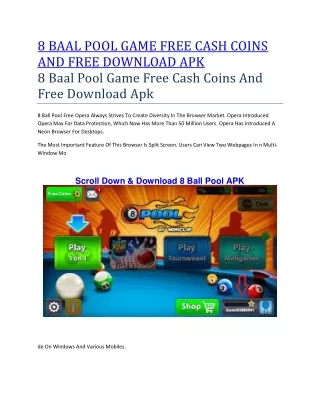 Thes Is 8 Ball Pool Apk Unblocked Online Play Game Thes Is For Free Download Website
