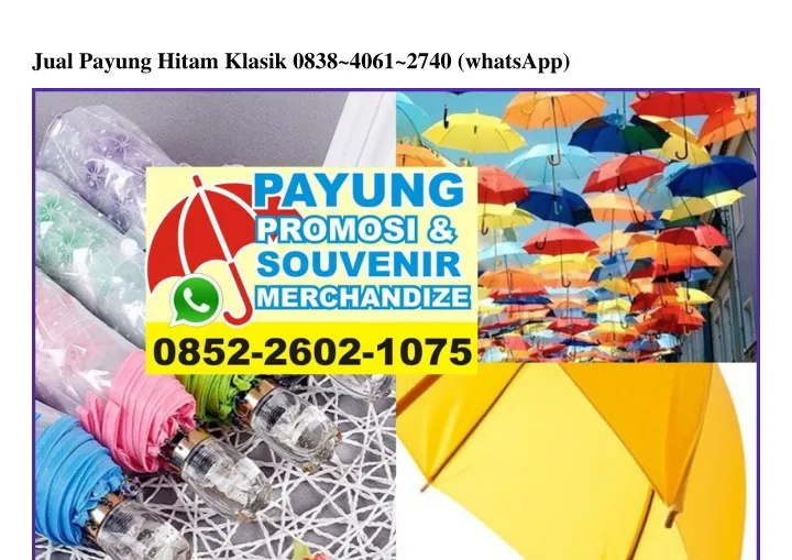 jual payung hitam klasik 0838 4061 2740 whatsapp