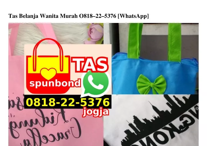 tas belanja wanita murah o818 22 5376 whatsapp