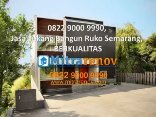 TERBAIK, Jasa Bangun Ruko Jakarta, 0822 9000 9990