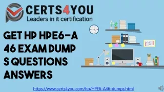 HPE6-A46 Test Dumps