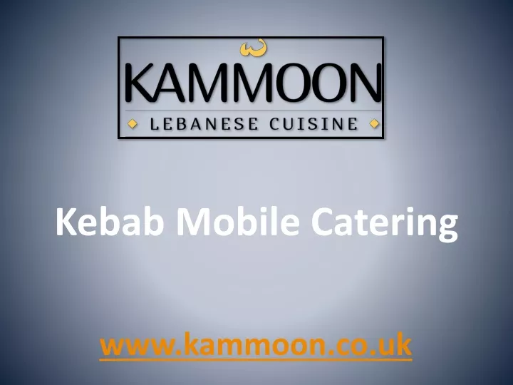 kebab mobile catering
