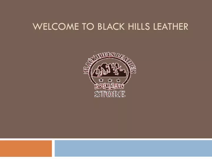 welcome to black hills leather