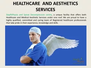 Healthcare and Aesthetics Therapy