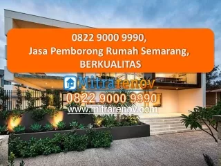 TERBAIK, Jasa Pemborong Rumah Jakarta, 0822 9000 9990