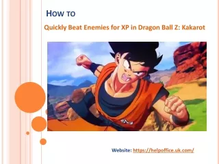 How to Quickly Beat Enemies for XP in Dragon Ball Z: Kakarot