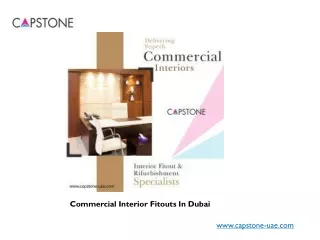 Commercial Interior Fitouts In Dubai