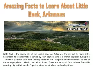 Amazing Facts to Learn About Little Rock, Arkansas
