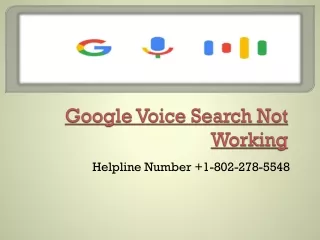 google voice search not working