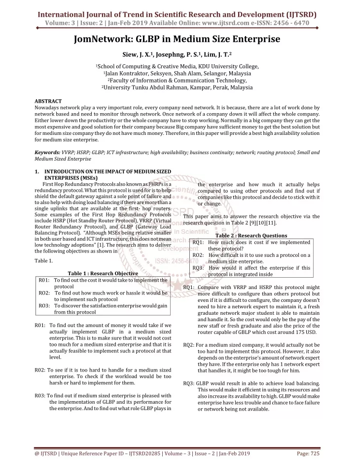 international journal of trend in scientific