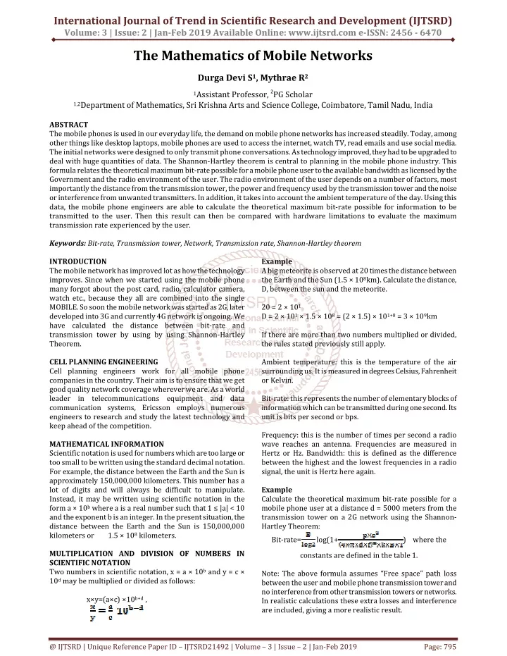 international journal of trend in scientific