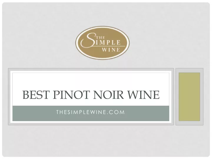 best pinot noir wine