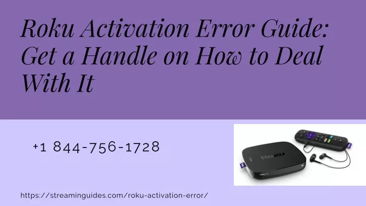 roku activation error guide get a handle