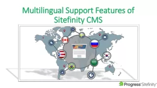 Multilingual Support Features of Sitefinity CMS