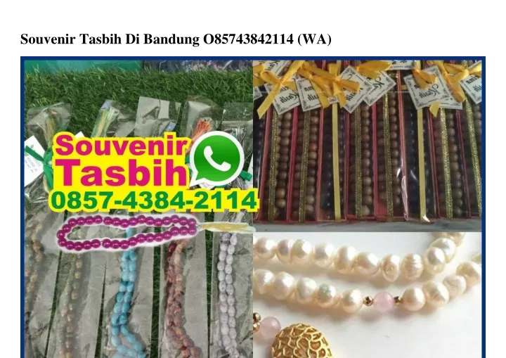 souvenir tasbih di bandung o85743842114 wa