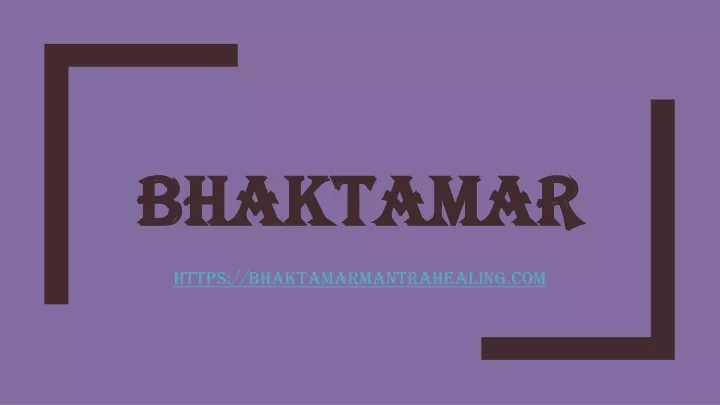 bhaktamar