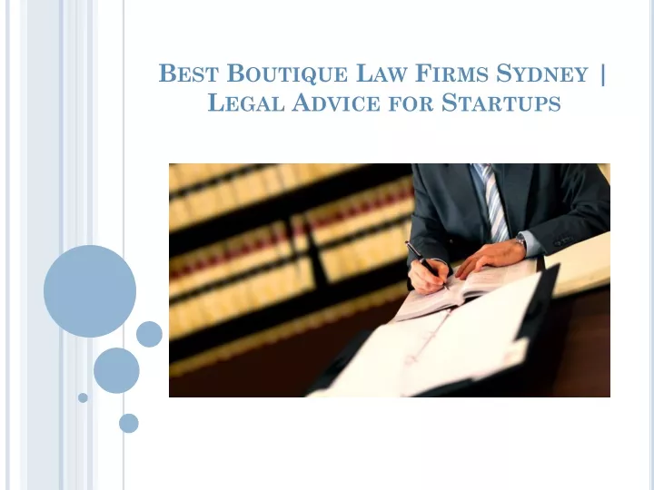 best boutique law firms sydney legal advice for startups