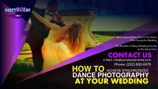 How to Achieve Synchronized Dance Photography at Your Wedding - DC Charter Bus