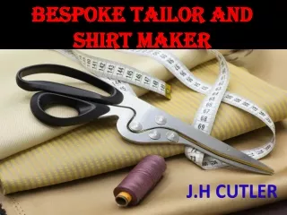 Bespoke Suit And Shirt Maker