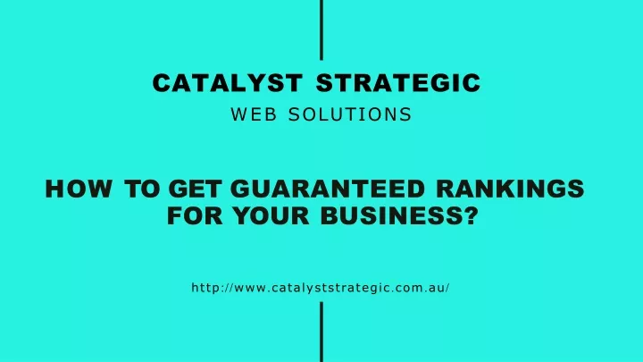 catalyst strategic web solutions