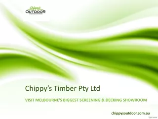 chippy s timber pty ltd