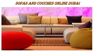 Sofas And Couches Online Dubai
