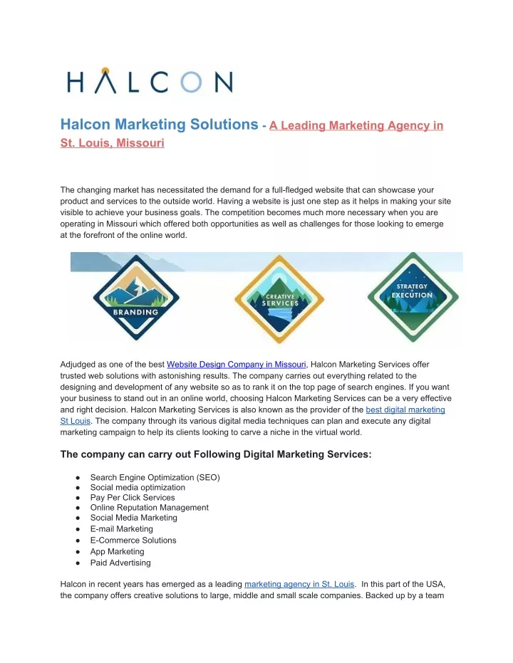 halcon marketing solutions a leading marketing