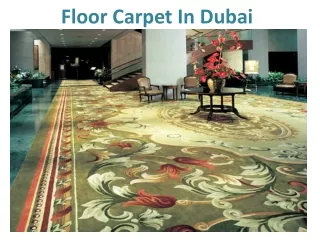 Buy Floor Carpet In Dubai