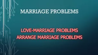 Love Marriage problems solution!
