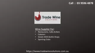 Discover Premium Australian Wine Brands@Affordable Price