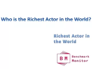 Richest Actor In The World
