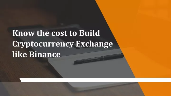 know the cost to build cryptocurrency exchange