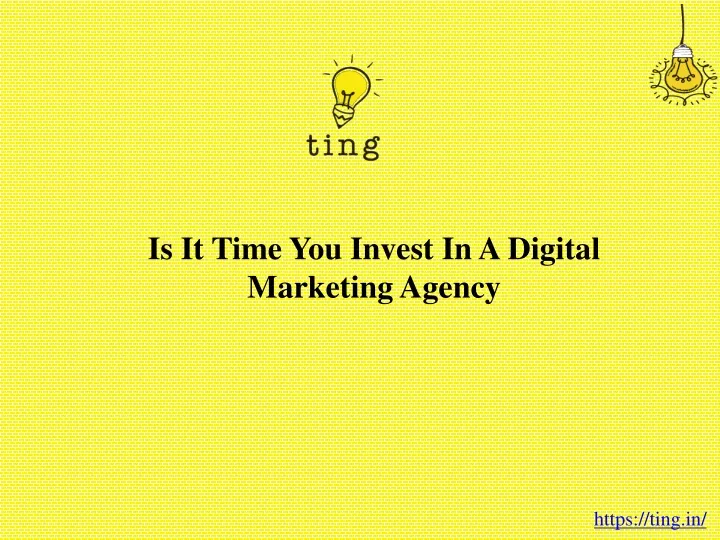 is it time you invest in a digital marketing