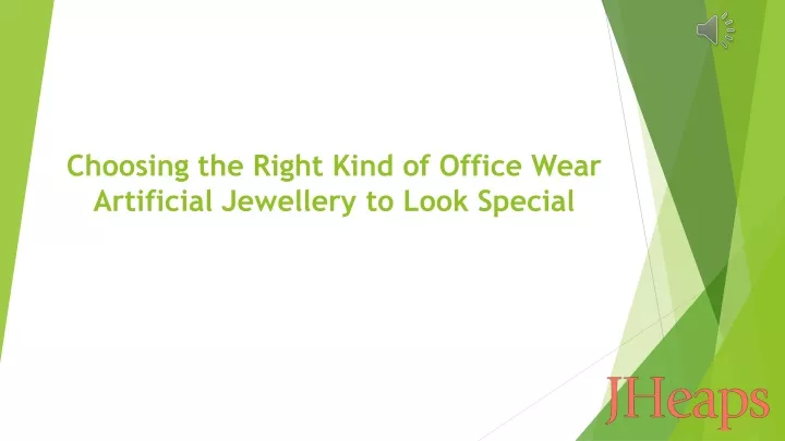 choosing the right kind of office wear artificial jewellery to look special