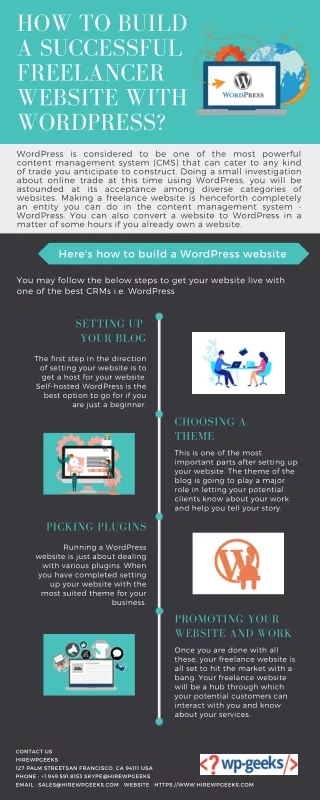 How to Build a Successful Freelancer Website with WordPress?