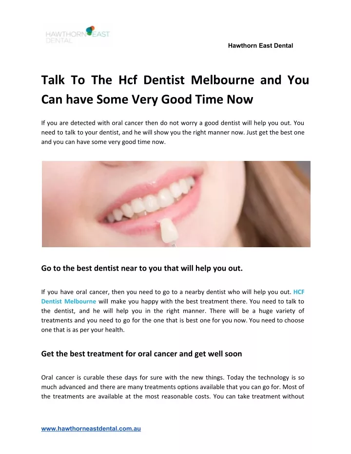 hawthorn east dental