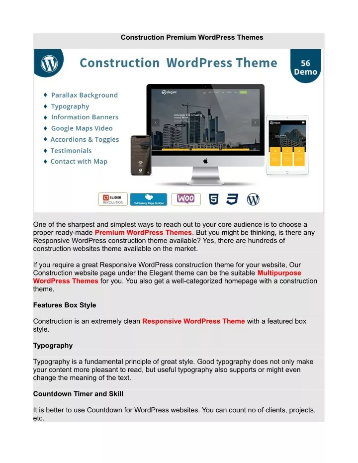 construction premium wordpress themes