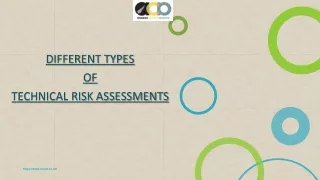 Different types of technical risk assessments