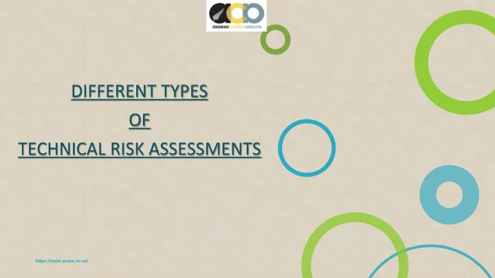 different types of technical risk assessments