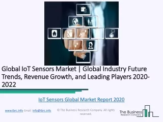 Global IoT Sensors Market Report 2020