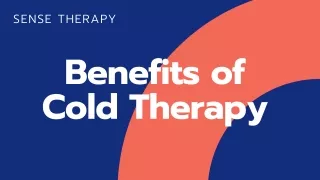 Benefits of Cold Therapy